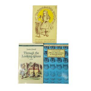 Annotated Alice Through The Looking Glass Adventures in Wonderland Lewis Carroll